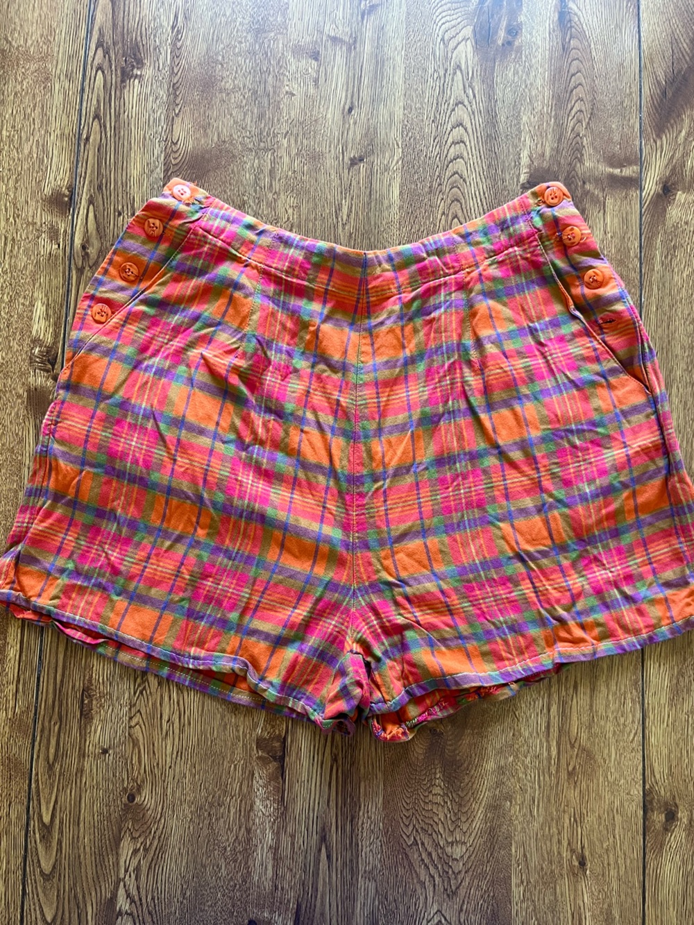 Sigrid Olsen plaid shorts